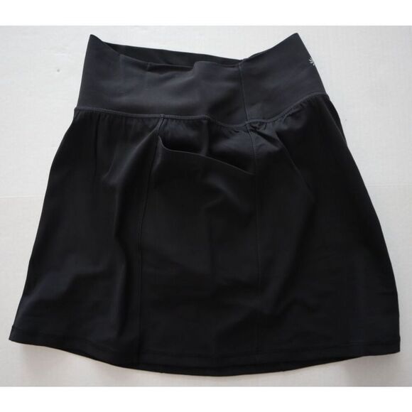 Athleta 837435 Women's Sz XS Black Salutation Stash 16 1/2 Skirt Skort - Picture 7 of 12